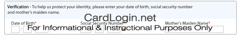 Walmart Credit Card Verification