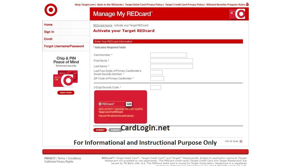 Activate_Target_Redcard_Credit_Card
