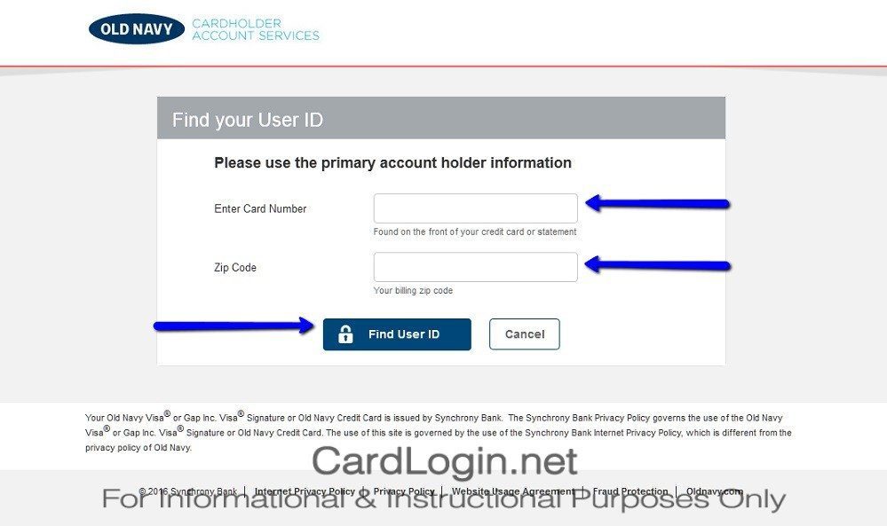 Forgot_Your_Old_Navyist_Visa_Credit_Card_User_ID_Or_Password_Step_1