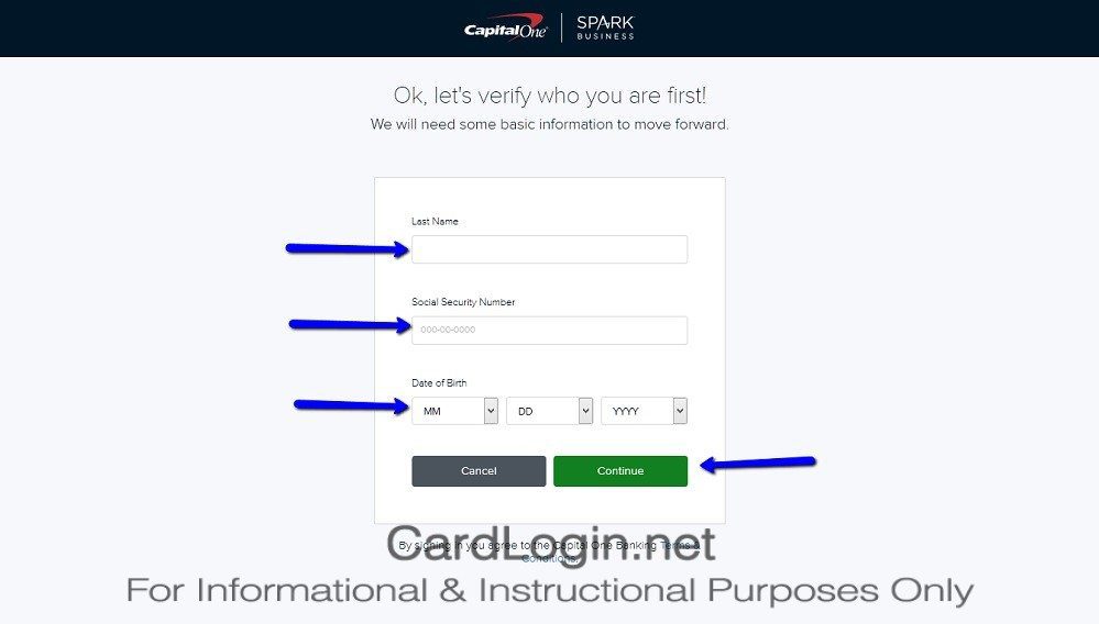 Forgot_Your_Spark_Miles_Rewards_Credit_Card_User_ID_Or_Password