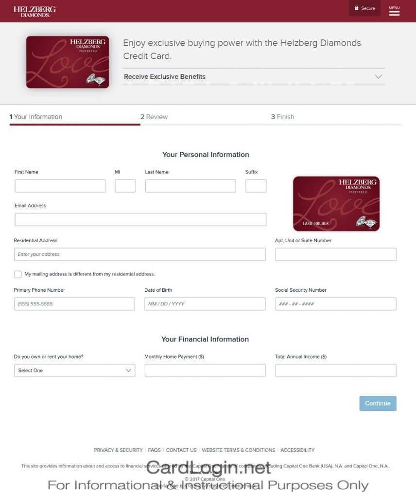 How To Apply For Helzberg Diamonds Credit Card
