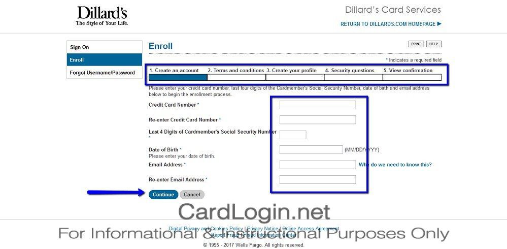 How_To_Activate_Dillards_Credit_Card_Step_2