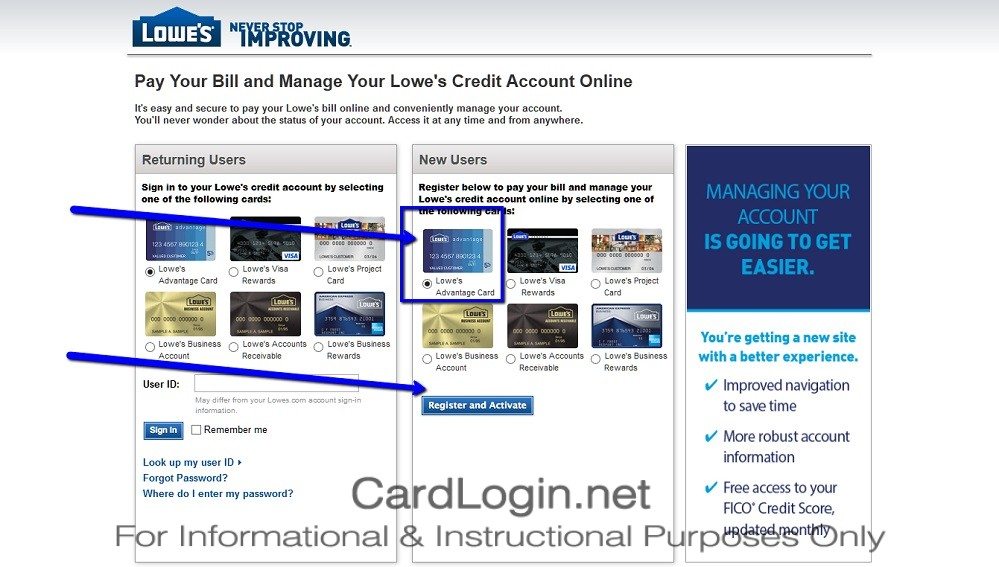 How_To_Activate_Lowe’s_Advantage_Credit_Card
