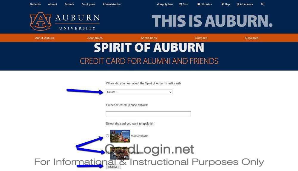 How_To_Apply_For_Auburn_University_BankAmericard_Cash_Rewards_Credit_Card_1