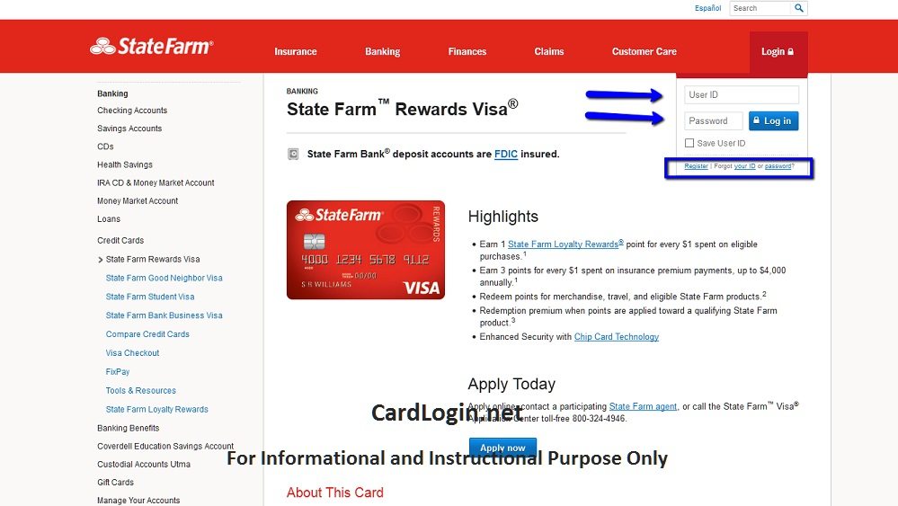 State_Farm™_Rewards_Visa®_Credit_Card_Login