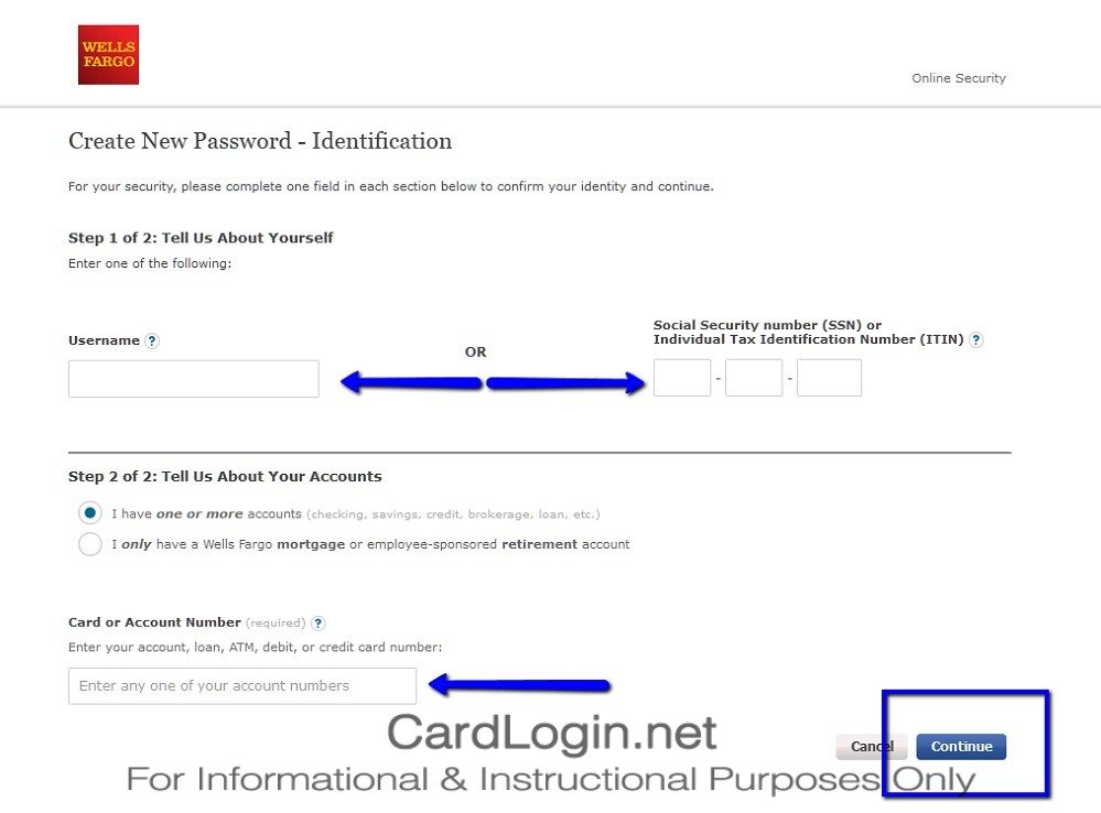 Wells_Fargo_Cash_Wise_Visa®_Card_Create_New_Password