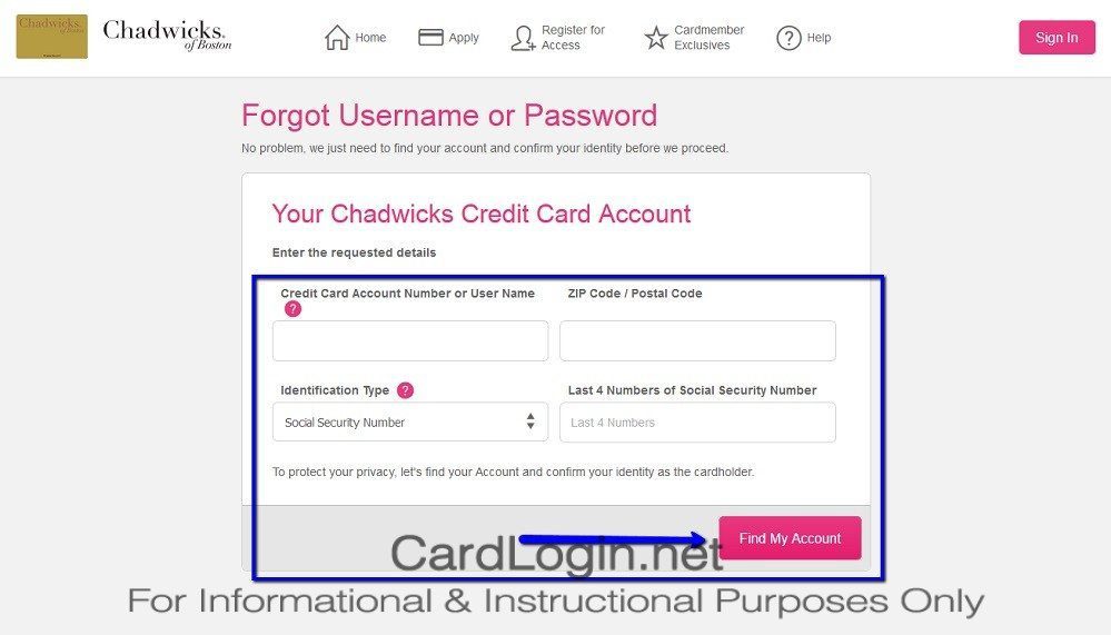 Chadwicks Gold How To Login How To Apply Guide Chadwicks Gold How To Login How To Apply Guide