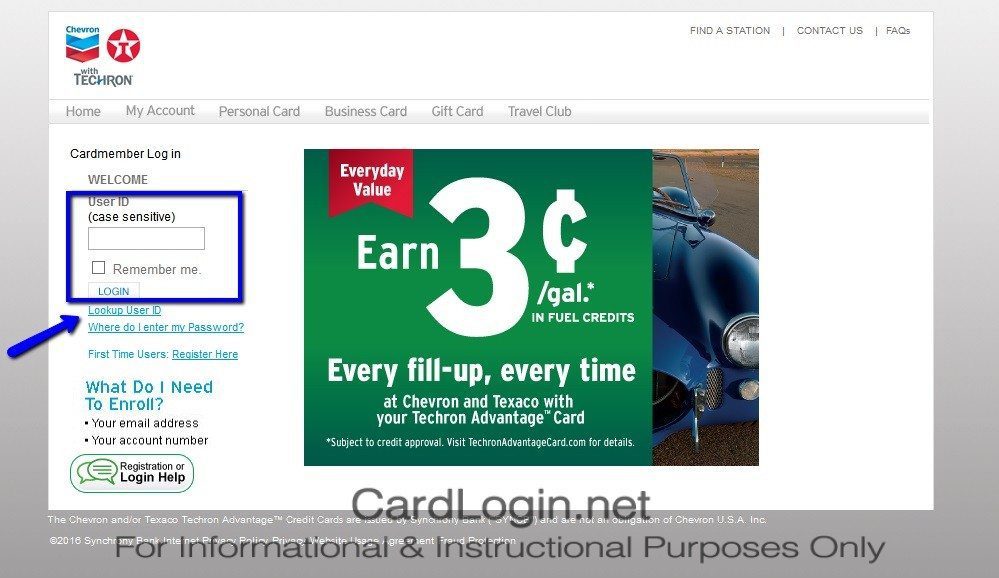 Texaco_Techron_Advantage™_Premium_Gold_Credit_Card_Login